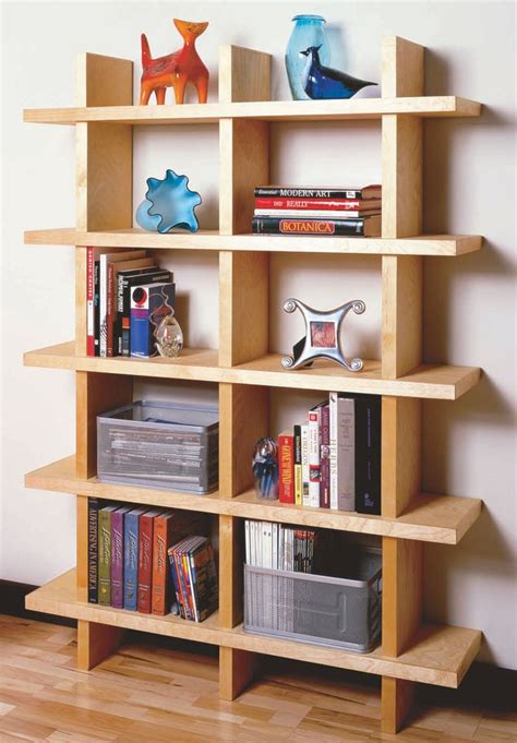 Aw Extra Contemporary Bookcase Popular Woodworking Magazine Bookshelves Diy Diy Bookshelf