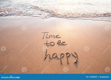 Time To Be Happy Happiness Concept Stock Image Image Of Change