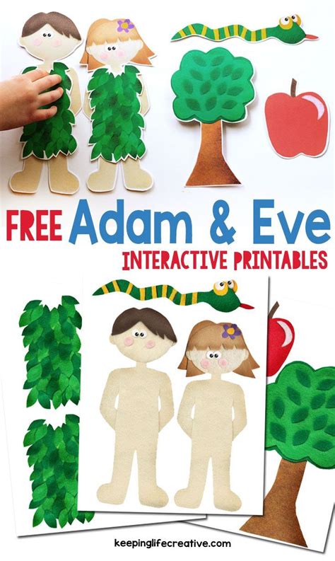 Adam And Eve Preschool Printables