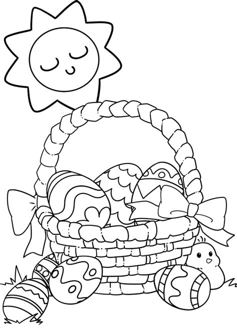 3 Free Easter Basket Coloring Pages Freebie Finding Mom