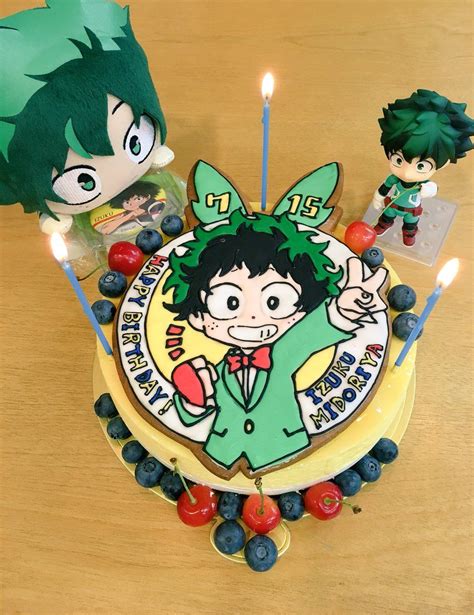 My Hero Academia Happy Birthday Disk Cake Topper Edible Wafer Hot Sex
