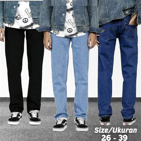 Jual Celana Jins Pria Panjang Standar Jeans Celana Jeans Pria Panjang Shopee Indonesia