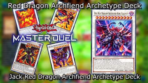 Red Dragon Archfiend Archetype Deck Yu Gi Oh Master Duel Youtube