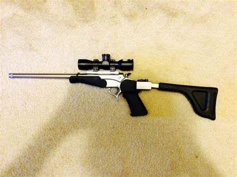 My Compact Folding Huntingplinking Rifle Chambered In 300 Blackout