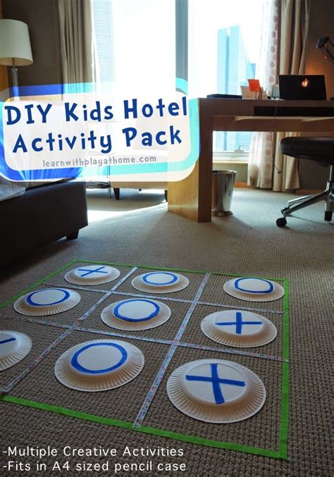 Whether it takes as much planning as a camping trip with the kids, or game nights make perfect family activities any night of the week. DIY Kids Hotel Activity Pack | Hotels for kids, Business ...