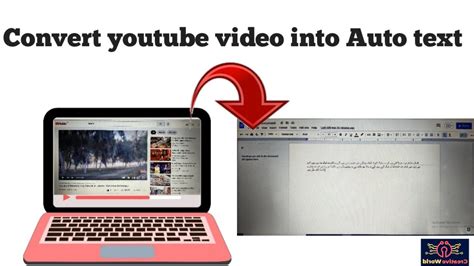 How To Convert YouTube Video Into Text Video To Text Convert