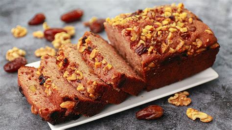 Date Cake Wheat Flour Date Walnut Cake Eggless Without Oven
