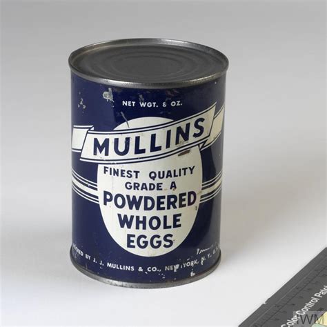 Check spelling or type a new query. powdered eggs, tin, Mullins | Imperial War Museums