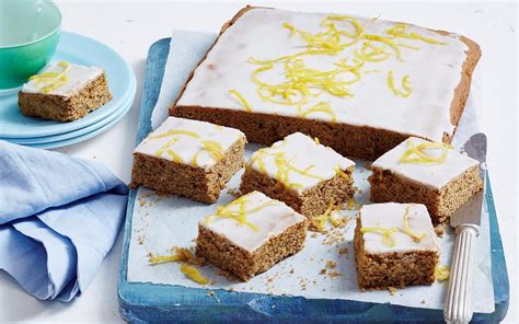 A Twist On The Traditional Gingerbread Cake With Lemon Icing Our Lemon