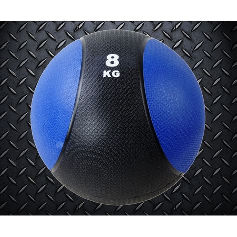 Rubber Medicine Ball 2 10kg Weights Fitness Exercise Gym Training Mma