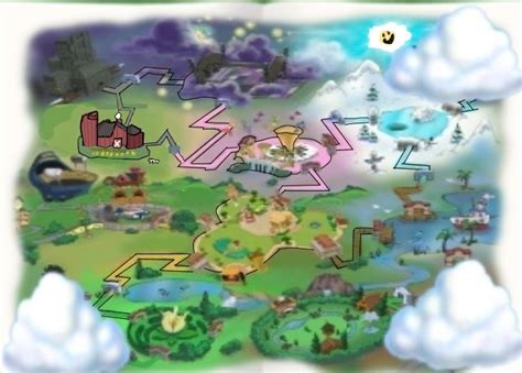 Toontown Online Old Map Clevermarine