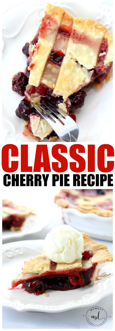 Easy Classic Cherry Pie Recipe Momdot