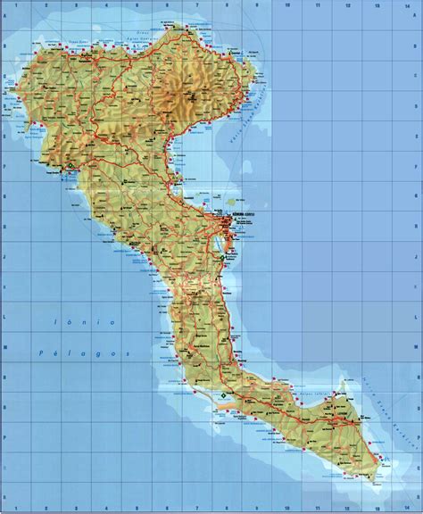 Large Corfu Maps For Free Download And Print High Resolution And