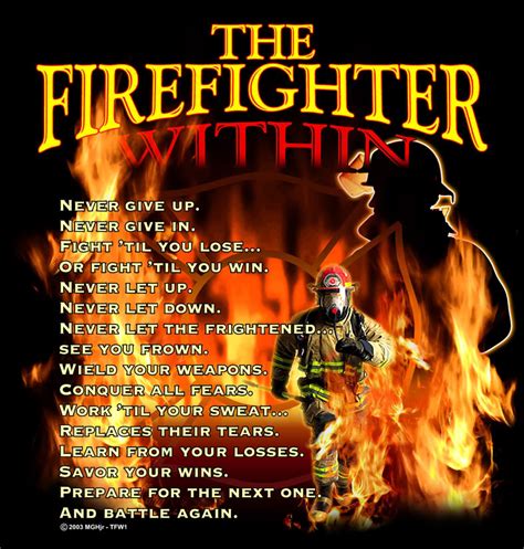 Inspirational Quotes Fire Department Quotesgram