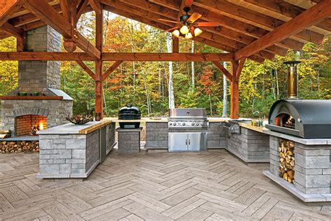 This Rustic Outdoor Kitchen Is Inspired By Our Brandon Collection As