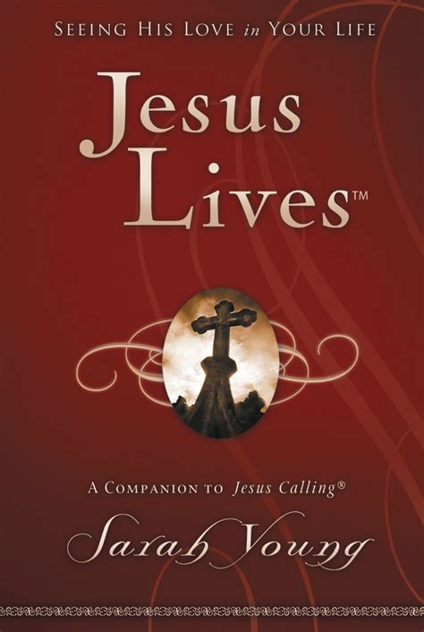 Jesus Lives Devotional Hardback By Sarah Young Free Delivery