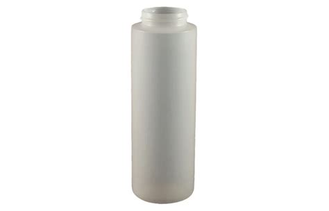 8 Oz Natural Hdpe Plastic Cylinders Kaufman Container