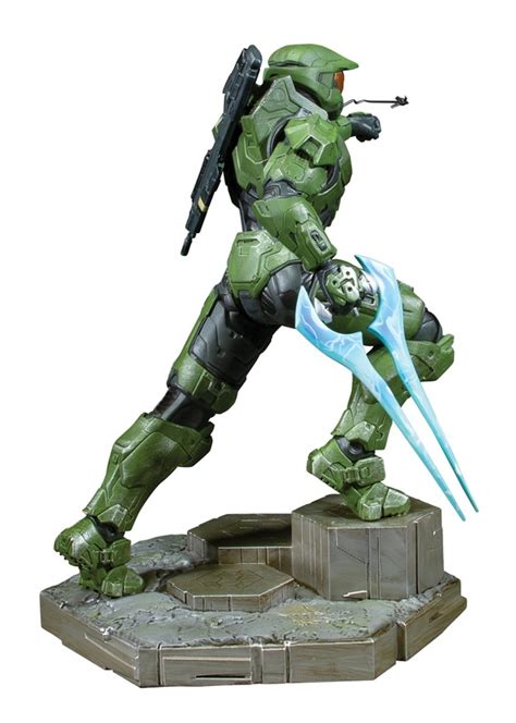 Master Chief With Grappleshot 10 Statuette At Mighty Ape Australia