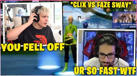 Clix Finally Challenges Faze Sway To 1v1 Wager After One Year Then