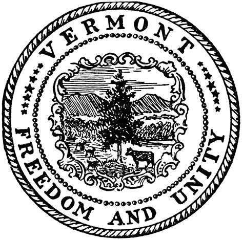 Seal Of Vermont Clipart Etc