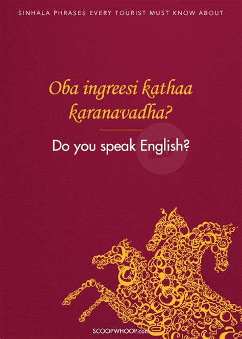 12 Phrases In Sinhala Every Tourist Traveling To Sri Lanka Should Learn