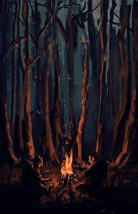 Dayz Forest Campfire By Kaelakov On Deviantart Art Painting Painting