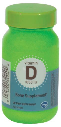 Kroger® Vitamin D 1000 Iu Bone Supplements Tablets 100 Ct Kroger