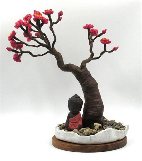 Apple Blossom Tree Zen Garden With Flowering Artificial Tree Etsy