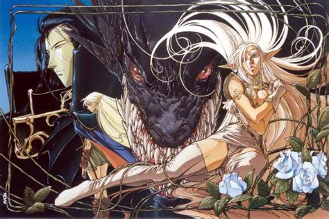 ash and pirotess record of lodoss war anime old anime