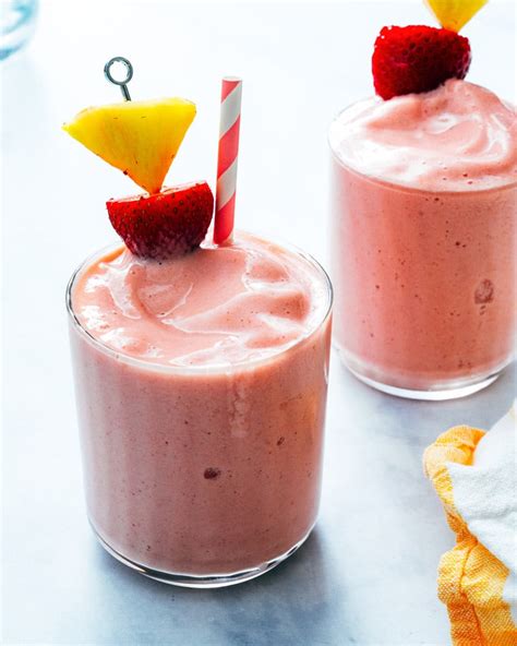 Strawberry Pineapple Smoothie A Couple Cooks