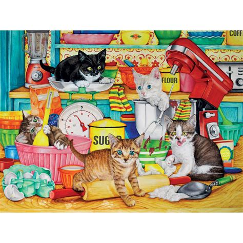 Kitchen Tails 300 Large Piece Jigsaw Puzzle Bits And Pieces