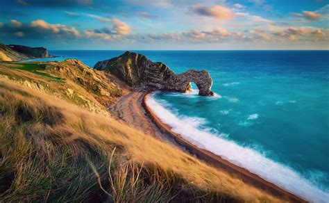 Durdle Door Jurassic Coast Dorset England English Channel