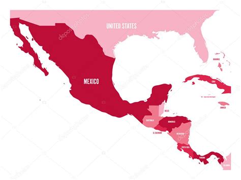 Mapa Politico De Centroamerica Y Mexico Mapa Político De América