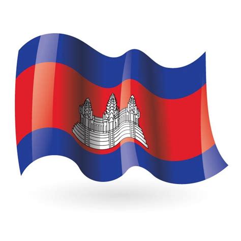 Cambodian Flag Ai Royalty Free Stock Vector Clip Art