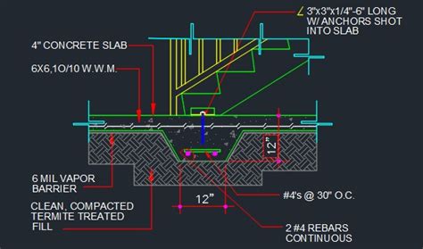 Thick Slab At Stairs Typical Cad Files Dwg Files Plans And Details