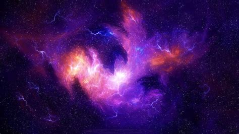 Digital Art Space Universe Stars Nebula Galaxy Storm Wallpapers