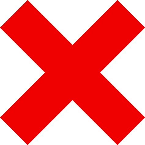 X Red Marca · Gráfico Vetorial Grátis No Pixabay