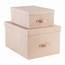 Bigso Oak Woodgrain Storage Boxes  The Container Store
