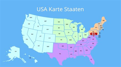 Usa Staaten Usa Staaten Karte Usa Hauptstädte · Mit Video