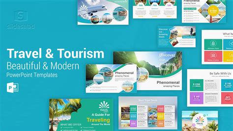 Travel And Tourism Powerpoint Presentation Template Slidesalad