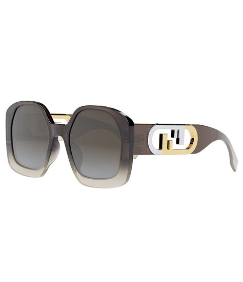 Fendi Womens Olock 54mm Geometric Sunglasses Dillards