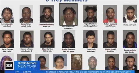 Brooklyn Da 2 Dozen Suspected Gang Members Arrested Cbs New York