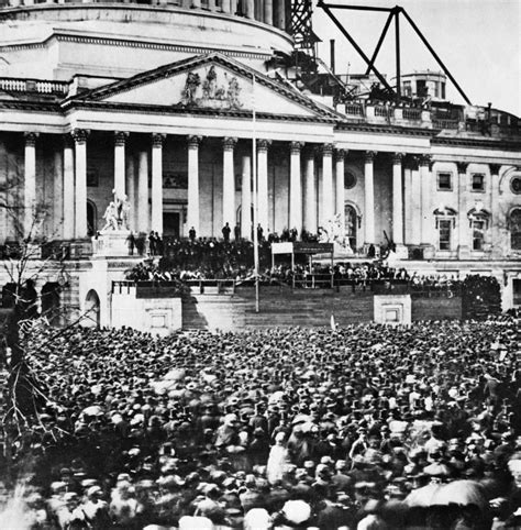 Lincoln Inauguration 1861 Nthe Inauguration Of Abraham Lincoln As 16th