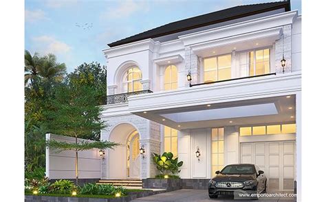 Desain Rumah Klasik 1 Lantai Bapak Jhon Erwin Pekanbaru