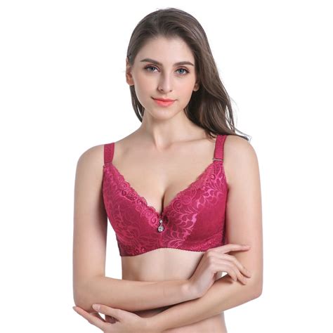Yasemeen Sexy Breathablepush Up Plus Size Bras For Women Underwire