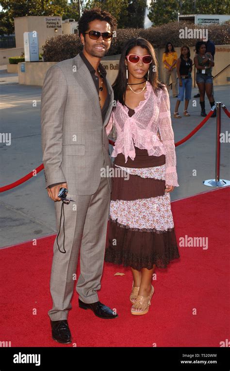 los angeles ca september 07 2005 singer actor eric benet and daughter india jordan at the 10th