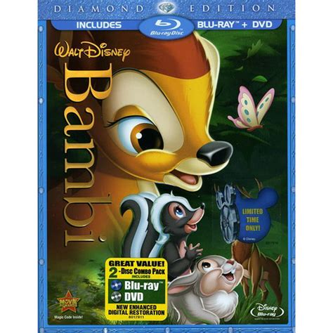 Bambi Blu Ray Dvd