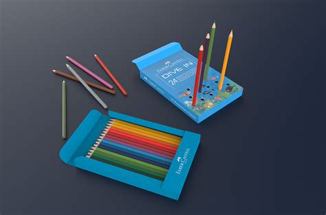 Color Pencil Packaging Behance