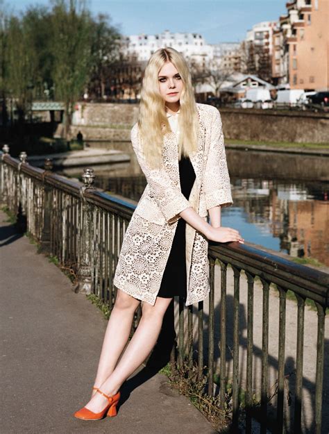 Elle Fanning Photoshoot For Vogue Uk June 2014 By