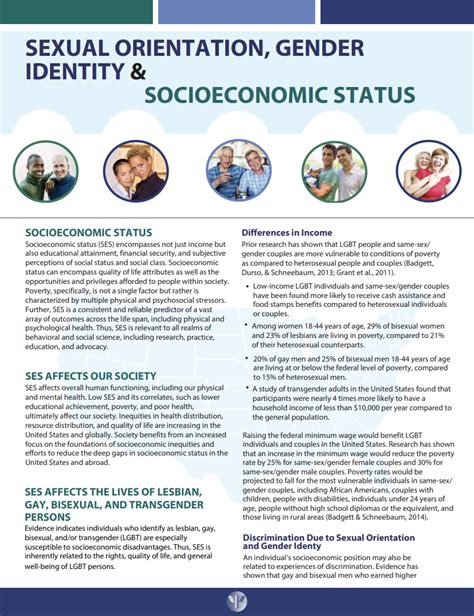 Lesbian Gay Bisexual And Transgender Persons And Socioeconomic Status Community Commons